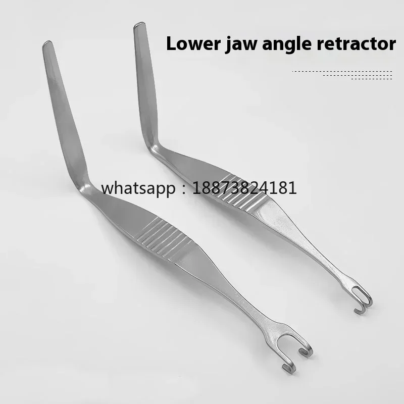 Mandibular angle hooking nasal instruments for general plastic surgery with right angle and double head hooking fast shipping