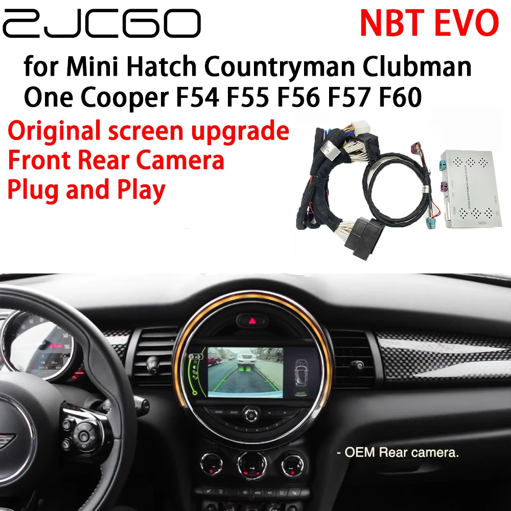 

ZJCGO Rear Front Camera Digital Decoder Box Interface Adapter For Mini Hatch Countryman Clubman One Cooper F54 F55 F56 F57 F60