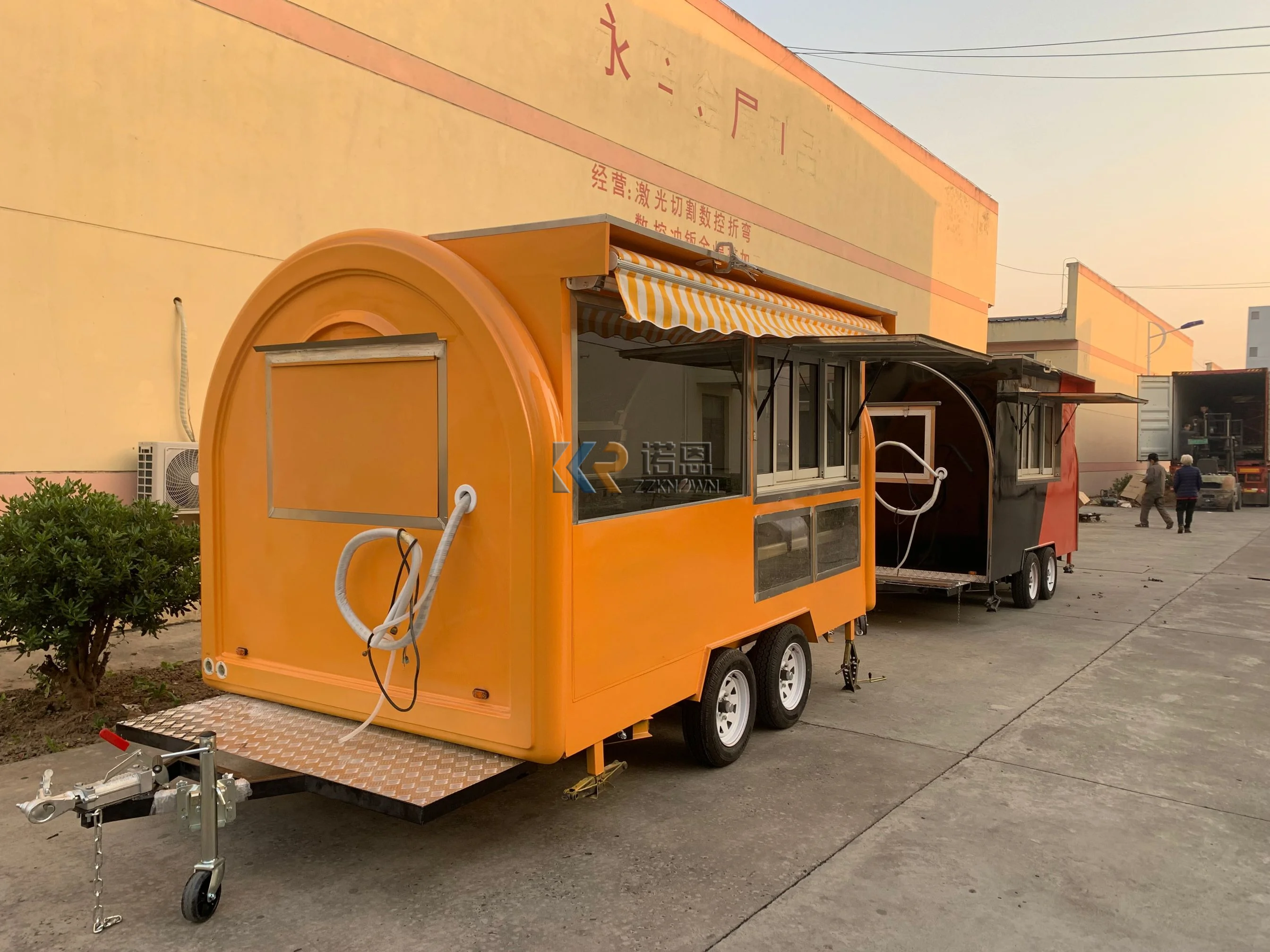 Remolque de comida de concesión, barra de café móvil, helado, freidora de conos de nieve, carrito de comida de Taco, camión de Pizza, Cater Van, autocaravana de Camping