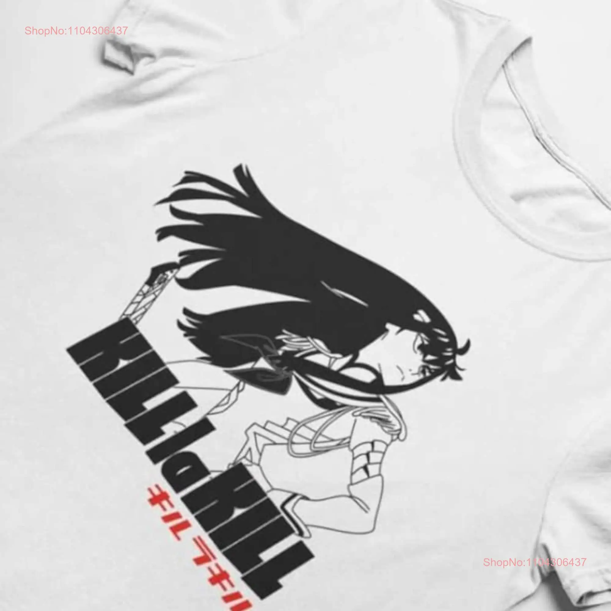 Kill La Ryuko Matoi Anime camiseta Manga Waifu manga larga o corta