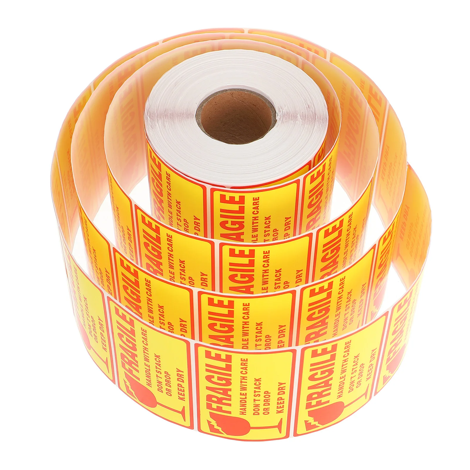 

1pcs Fragile Warning Stickers Handle With Care Shipping Labels Coated Paper Packing Stickers Goods Transport Caution Label