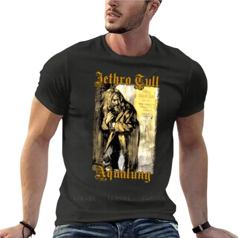 Jethro Tull Aqualung 1971 Death Metal Band Oversized T-Shirts For Men\'S Clothes Short Sleeve Streetwear Big Size Tops Tee