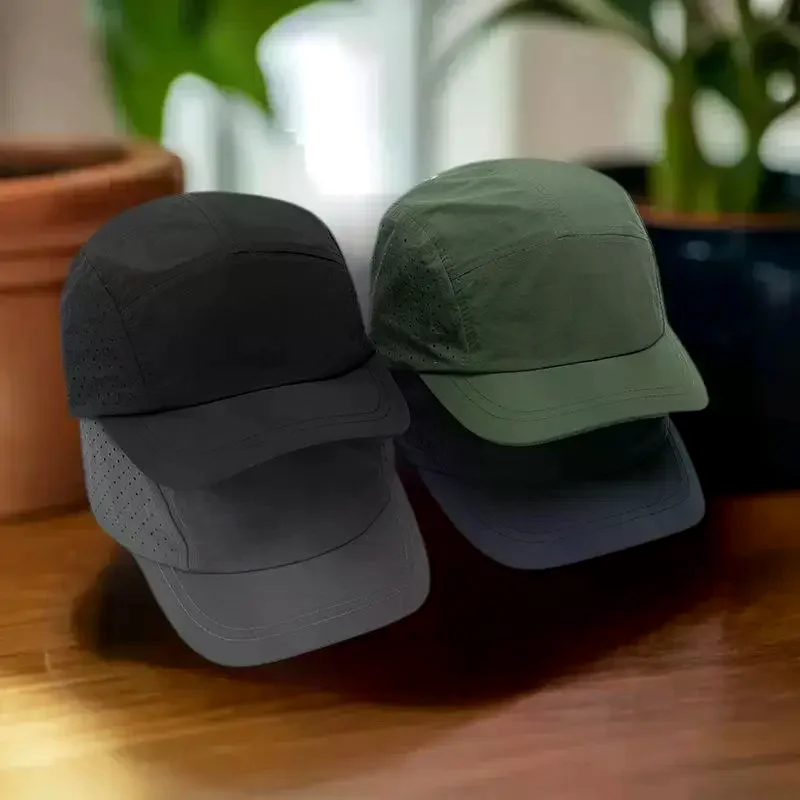 الصيف رقيقة تنفس شبكة قبعات البيسبول للرجال والنساء التخييم في الهواء الطلق الترفيه الشمس حماية التجفيف السريع المشي لمسافات طويلة القبعات