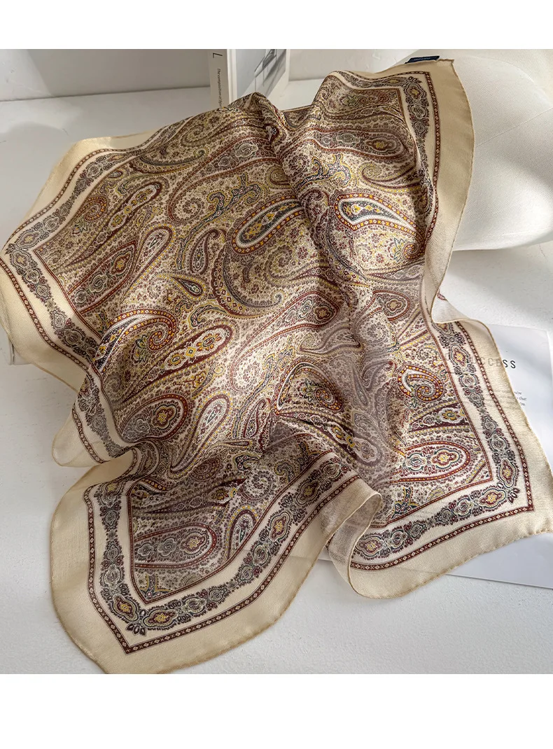 Paisley Square Silk… - image