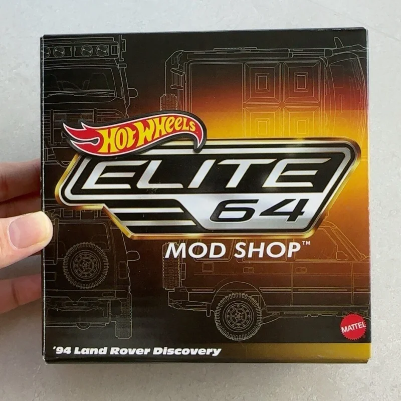 

Original Hot Wheels Elite 64 Mod Shop 1994 Land Rover Discovery Yellow 1:64 Diecast Alloy Model Car Collection Gift Toy