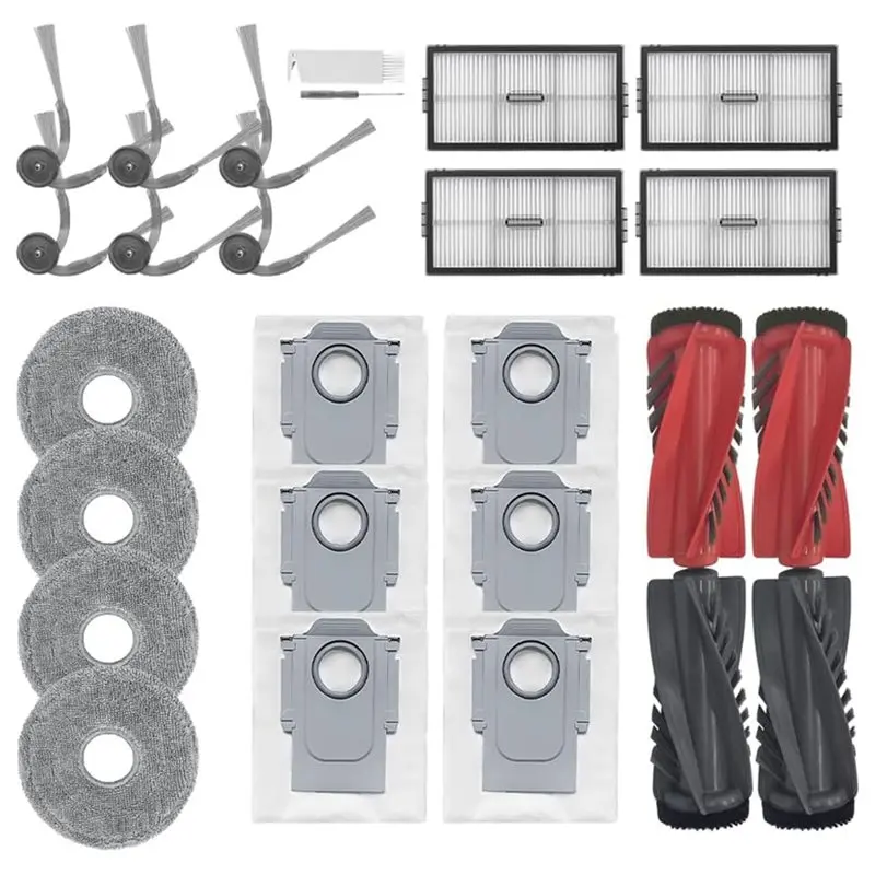 

Комплект аксессуаров для робота-пылесоса Roborock Saros 10R/Saros 10R/Qrevo Curvx: сменные щетки, фильтры, мешки для сбора пыли B43C