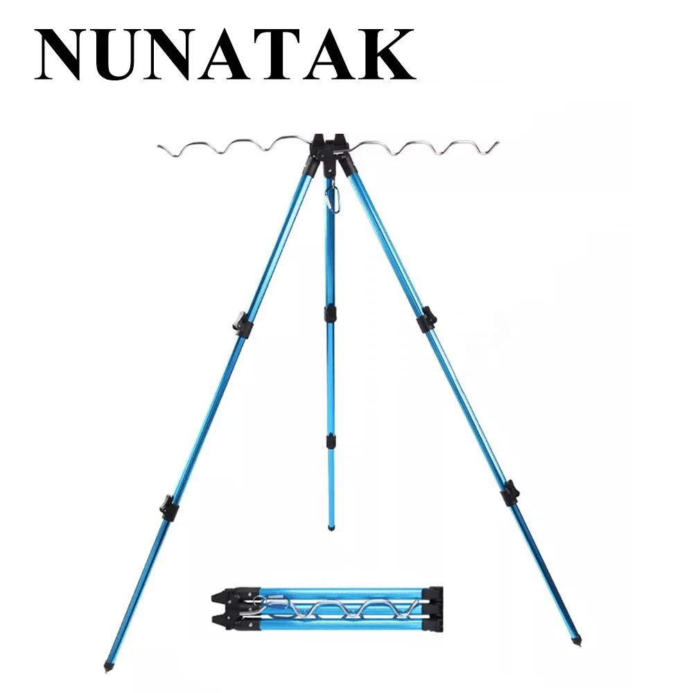 2024 NEW NUNATAK Fishing Rod Holder Foldable Frame Aluminum Alloy Material Rod Support Frame Sea Fishing Bracket Fishing Tackle