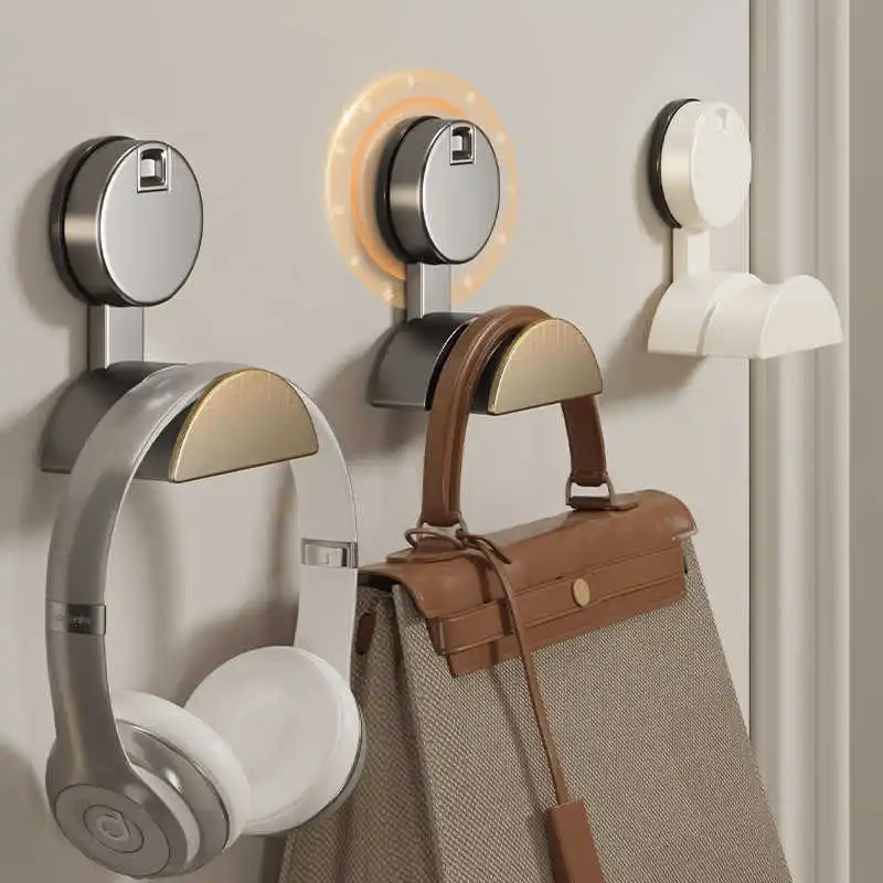 

Крючок для подвешивания двери на присоске, сумка для хранения, вакуумный клейкий крючок на присоске, стеллаж для хранения одежды для входной двери, без перфорации, ванная комната