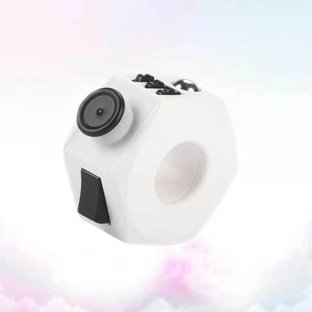 

Креативное многофункциональное декомпрессионное кольцо, портативное карманное кольцо с вентиляционным отверстием, подарок на день рождения, белые кольца, декомпрессионная игрушка