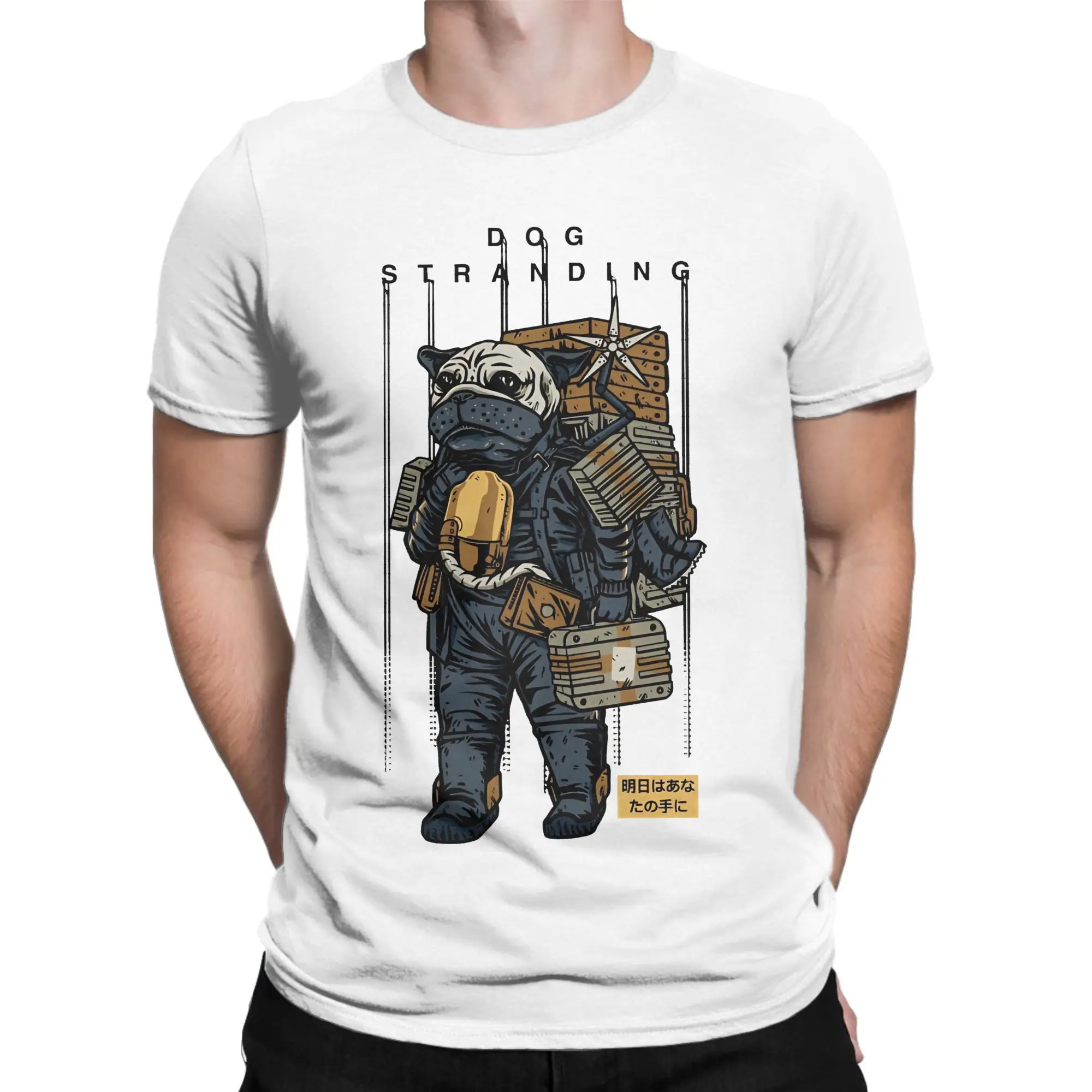 Death Stranding 100% Cotton T Shirt For Couple Summer  Awesome T Shirts Breathable Harajuku Tees Oversize Design Clothing