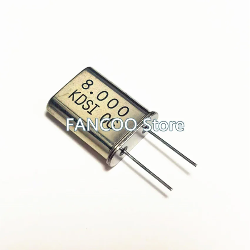 10PCS HC-49U 8M NEW 8MHZ 8.000M 8.000MHZ QUARTZ CRYSTAL RESONATOR 8.000 49U 8.00000MHZ