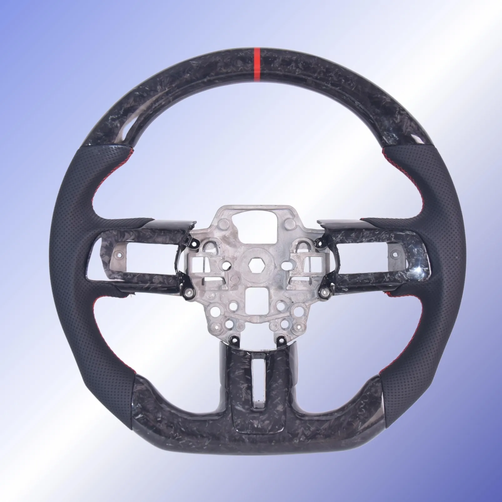 Forged Carbon Fiber Steering Wheel for Ford Mustang EcoBoost GTShelby GT350 GT350R 2018-2023