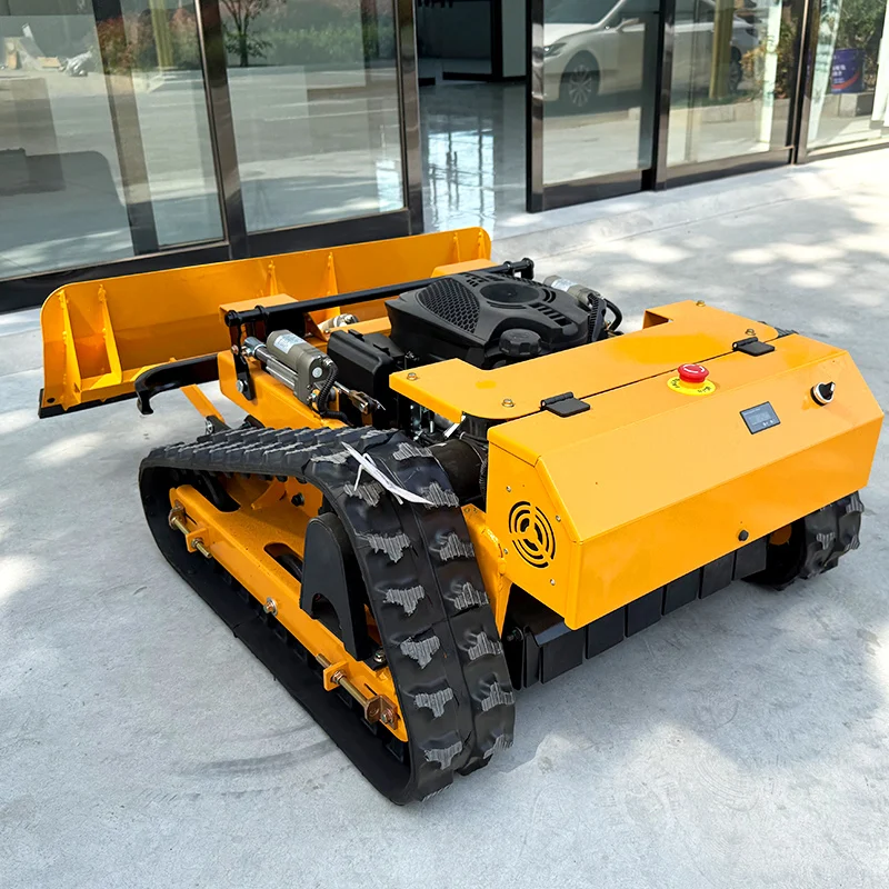 Индивидуальное устройство сельскохозяйственной техники, подходящее для электрических бытовых газонокосилок-роботов, оснащенных механической рукой.