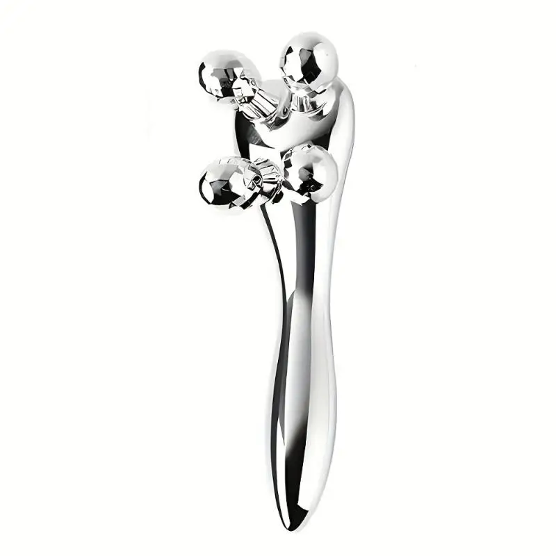 New 1 manual facial massage roller portable home massage tool, suitable for travel and carrying
