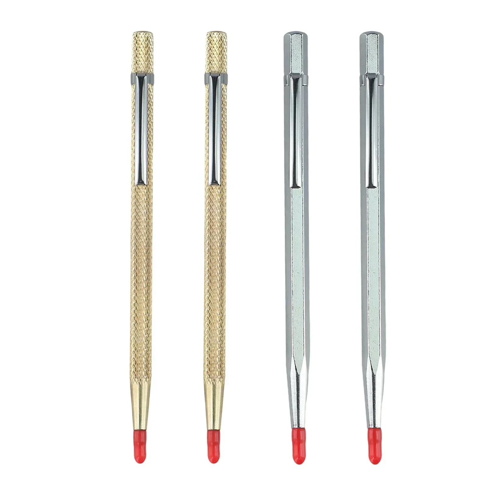 4pcs Metal Tile Cutting Pen Carbide Tip Scriber Pen Marking Engraving Pen For Ceramic Wood Carving Lettering Pen Hand Tools