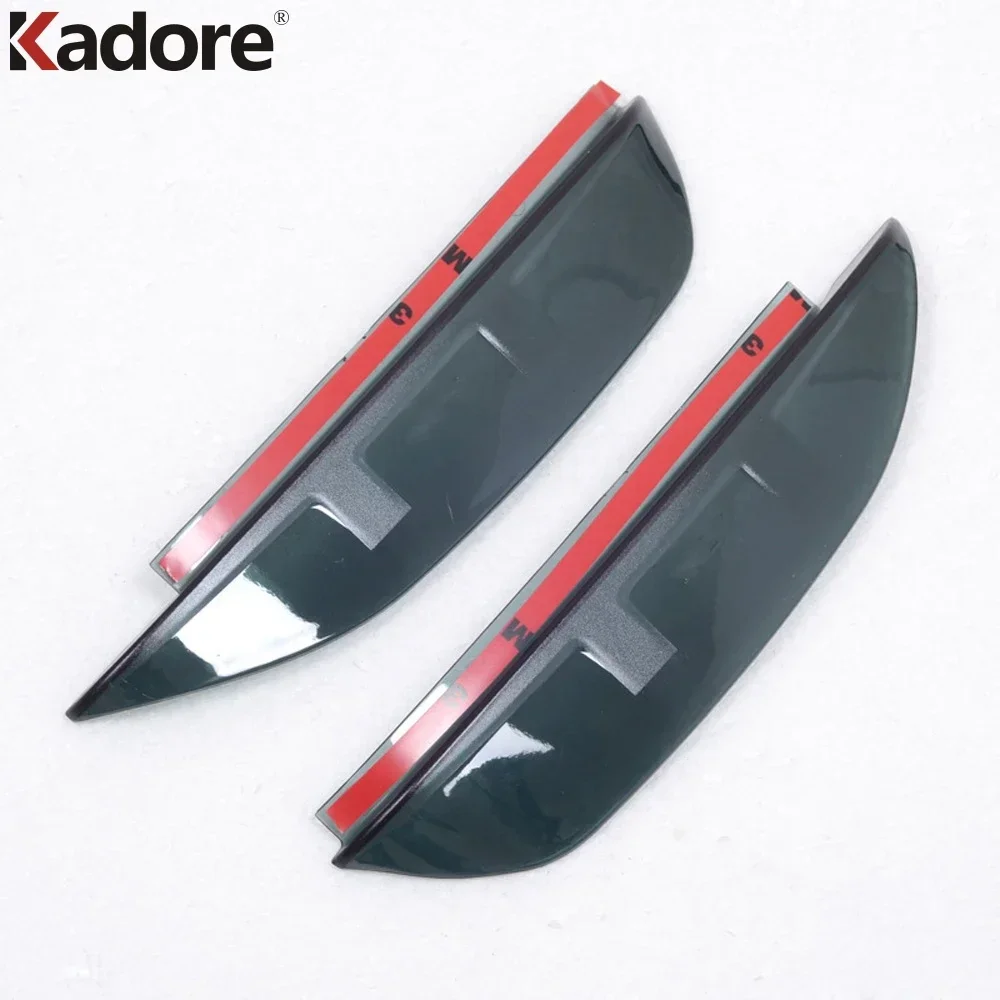 لنيسان X-TRAIL المارقة 2014-2020 ل مورانو 2015-2022 مرآة الرؤية الخلفية المطر قناع غطاء غطاء الكسوة اكسسوارات السيارات