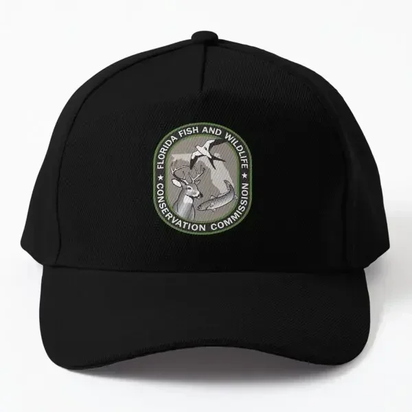 فلوريدا الأسماك الحفاظ على الحياة البرية كوم قبعة بيسبول قبعة Czapka Snapback عادية رجالي في الهواء الطلق الشمس الأسود المرأة الهيب هوب Casquette
