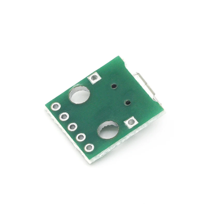 10 stücke Micro USB Zu DIP Adapter 5pin Buchse Modul Board Panel Weibliche 5-Pin Pinnwand B Typ PCB 2,54 MM