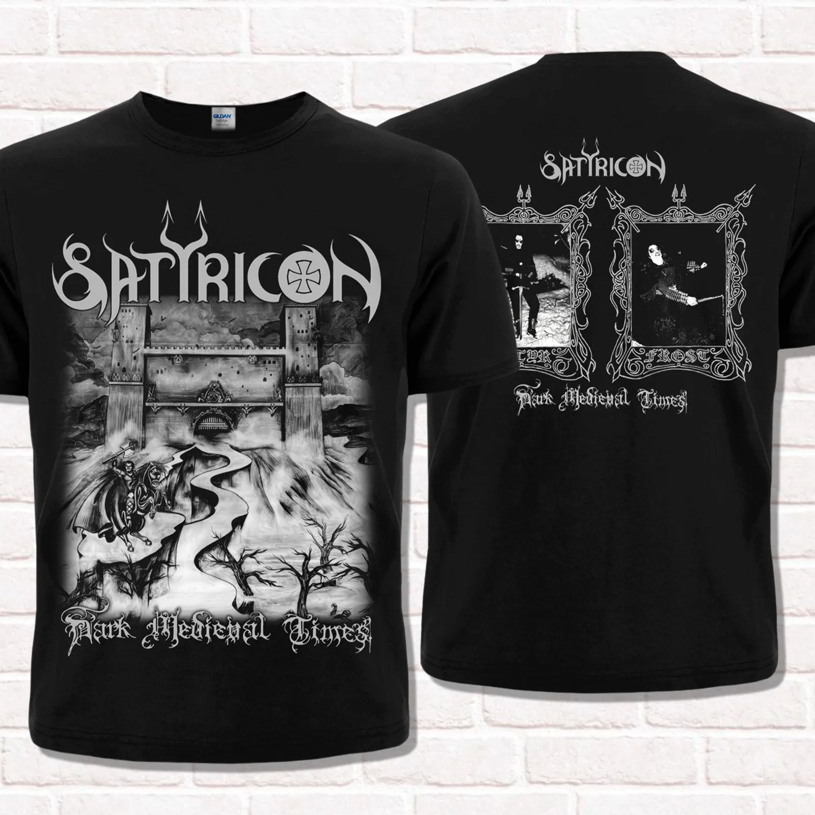

Satyricon "Dark Medieval Times" T-Shirt (1993). True Norwegian Black Metal.
