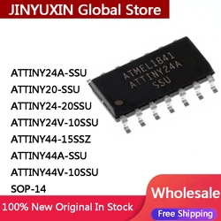 5Pcs ATTINY24A SSU ATTINY20 SSU ATTINY24 20SSU ATTINY24V 10SSU ATTINY44 15SSZ ATTINY44A SSU ATTINY44V 10SSU SOP-14 IC Chip Stock