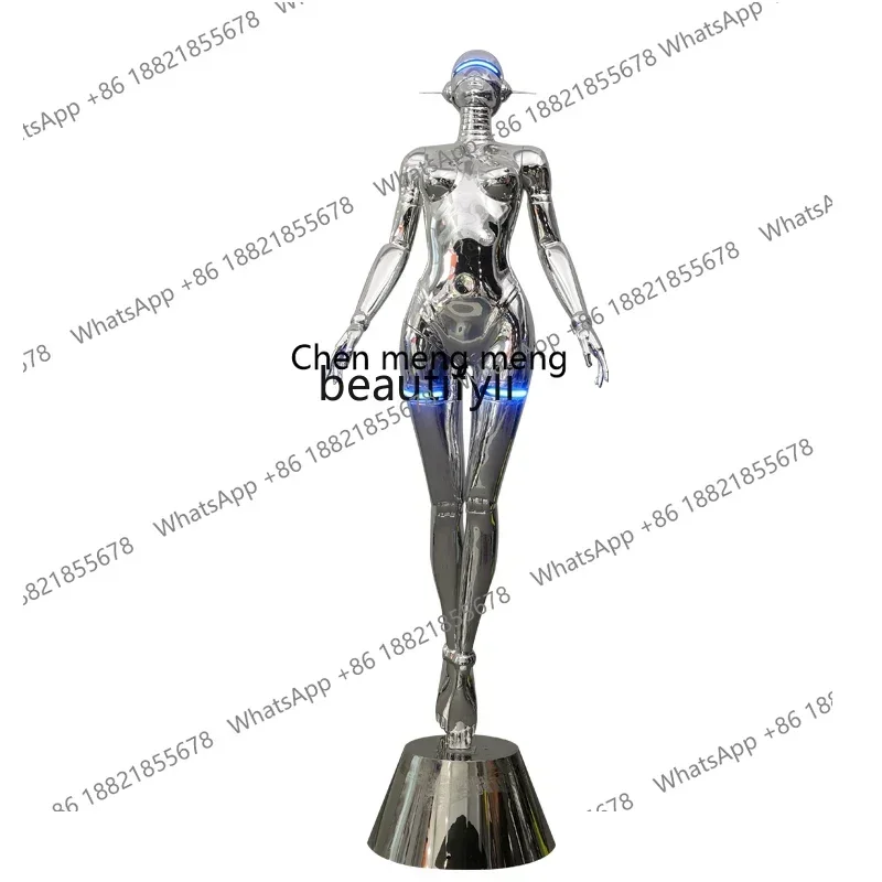 

R Modern Sense of Technology Sculpture Entrance Living Room Muse Character Art Decoration Large Ornament R