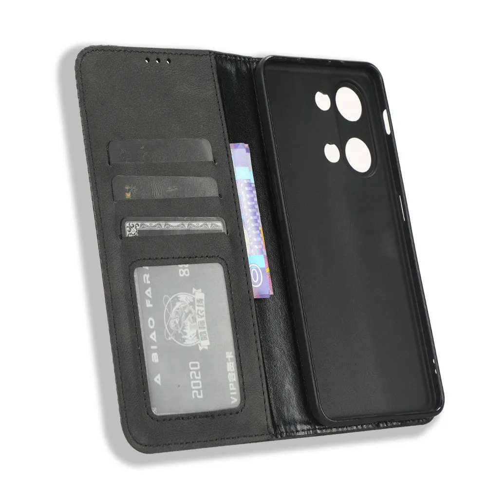 For OnePlus Nord 3 5G Case Luxury Flip PU Leather Wallet Magnetic Adsorption Case For OnePlus Nord3 5G 1+ Phone Bags