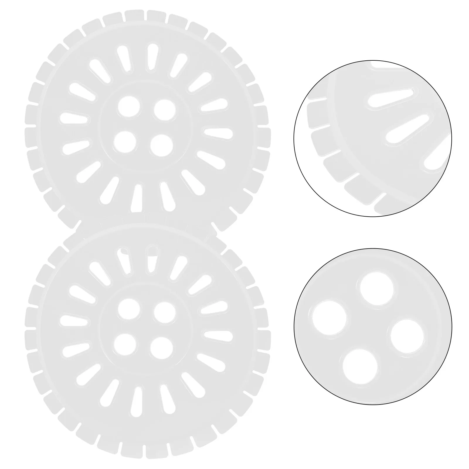 2Pcs Washing Machine Parts Spinner Cap Press Plate Cover Universal Replacement Noise Vibration Reduction Lid