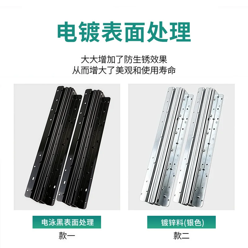 Heavy Duty Silent Drawer Slides To Inch Bottom Mount Three Section Telescopic Steel Rails Kg Load Stair Cabinet Shoe Box Storage