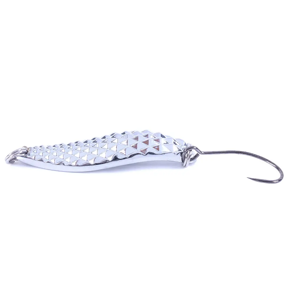 Señuelo cuchara metálica leech escamas piña para lucio y lubina - imagen 5