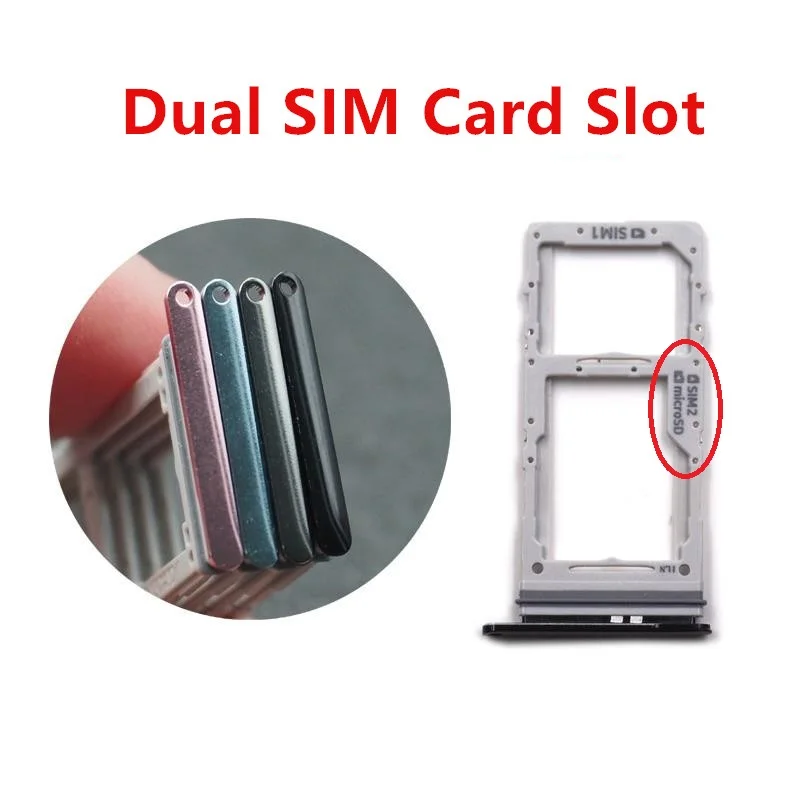 S 20 S20Plus Card Slots For Samsung Galaxy S20 Plus 4G 5G G980 G981 G985 G986 Dual SIM Tray Adapters Socket Holder Repair Part