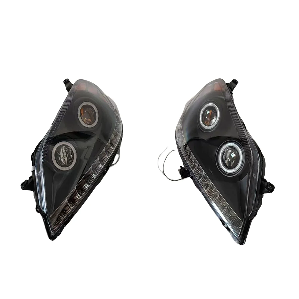 Suitable for Toyota MARKII GX110 2005 model black LED modified front headlight pair
