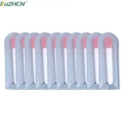 10pcs Silicone Lip Brush Set Small Makeup Brushes Lipstick Applicator Brushes For Lip Care Makeup Use