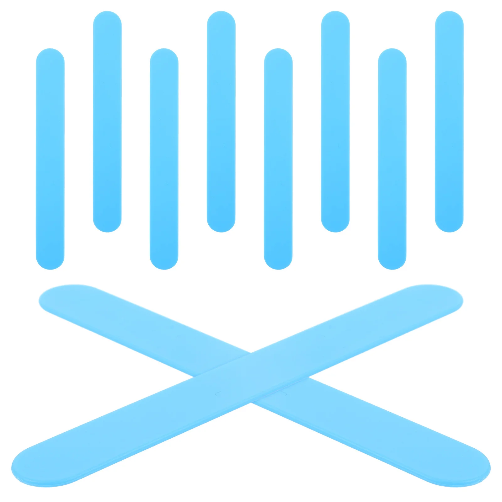 

10pcs Plastic Tongue Depressors Smooth Medical Oral Care Sticks For Clinic Wax Applicator Craft Plant Markers Bulk Mouth