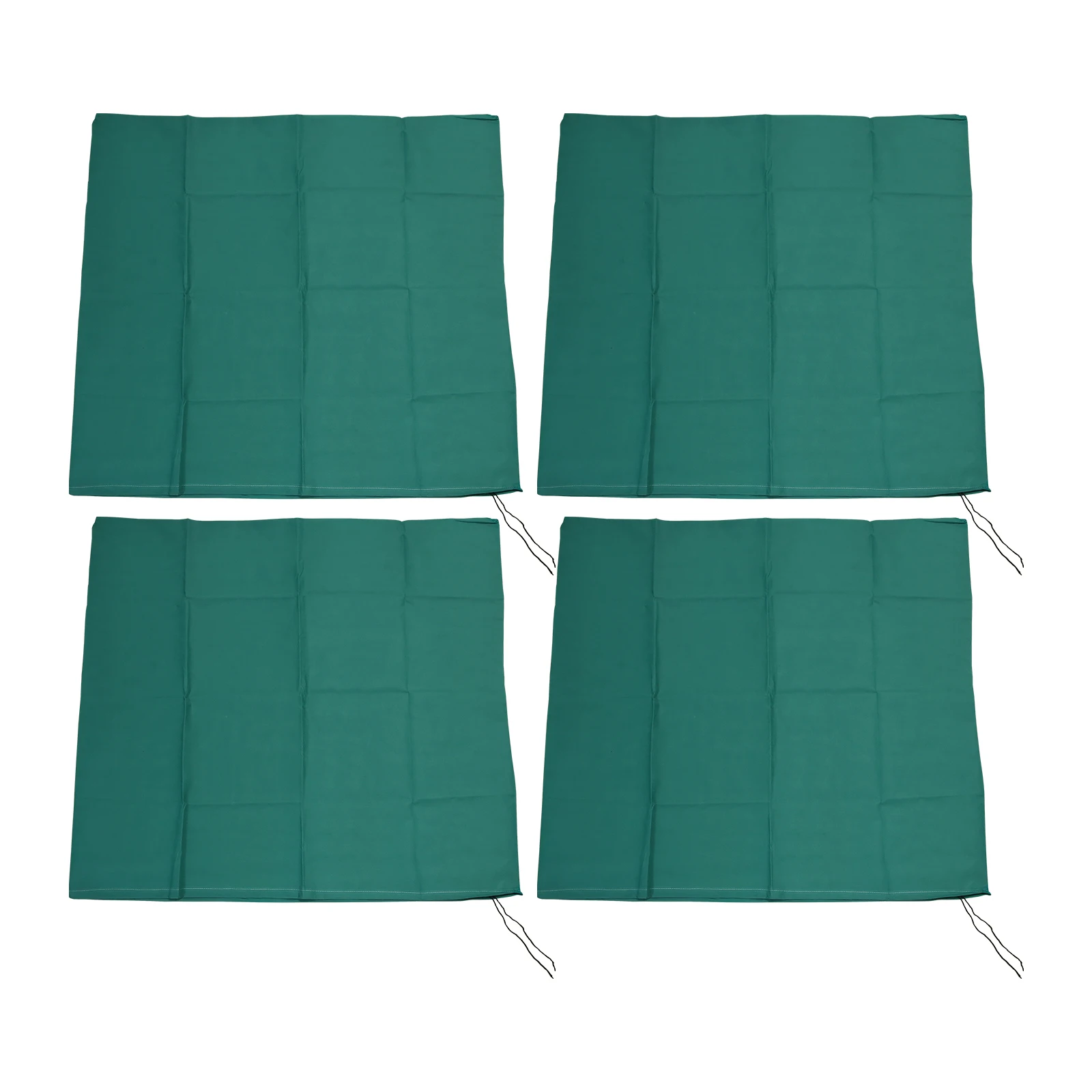 

4 шт. защитных чехлов для растений от заморозков на зиму, 100x100 см, мешки для защиты кустарников с завязками, укрытия от мороза для растений