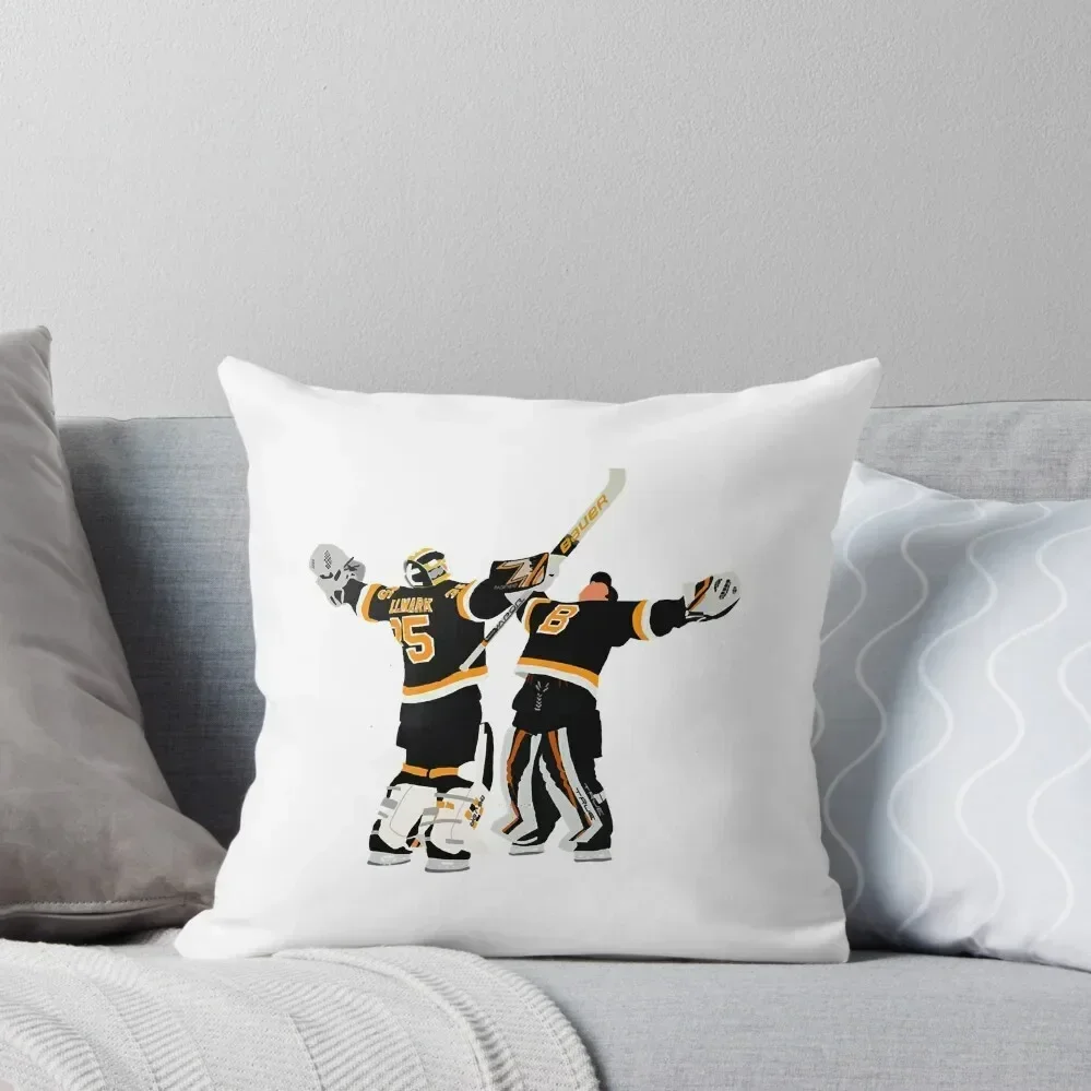 Jeremy Swayman et Linus Ullmark calin Throw Pillow Pillow Cases Cushions Cushion Child pillow