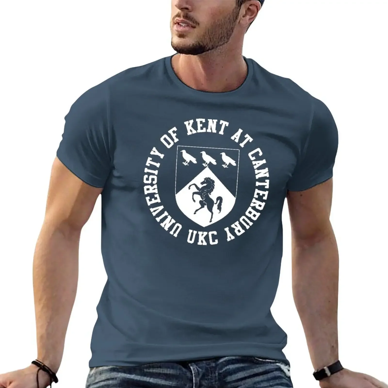 New University of Kent At Canterbury UKC UK T-Shirt plus size tops oversized graphic tee customizeds mens clothes