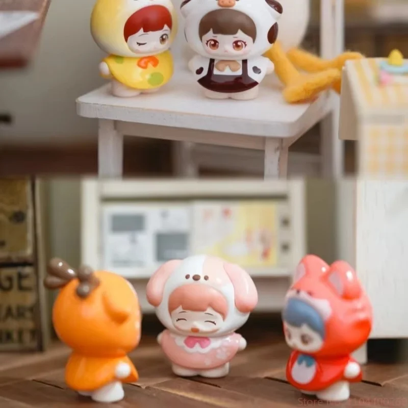 

Hot Sale Huahua Kindergarten Cute Grain Animal Blind Box Surprise Boxs Trendy Collectible Desktop Decoration Birthday Gifts Toys