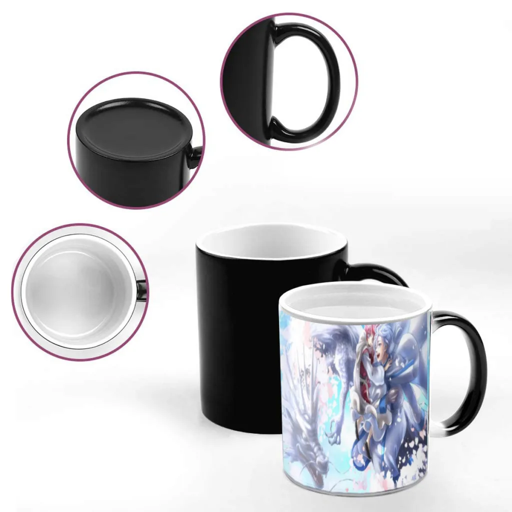 Yona Of The Dawn Anime Coffee Mug Magic Ceramic Heat Sensitive Color Changing Tea Mug Cup Game Boy Friend Husband Gift