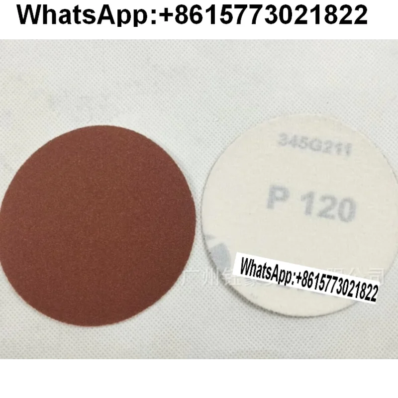 

Valex 4-inch round flocking sandpaper sheet, woodworking paint polished and brushed sheet, polished