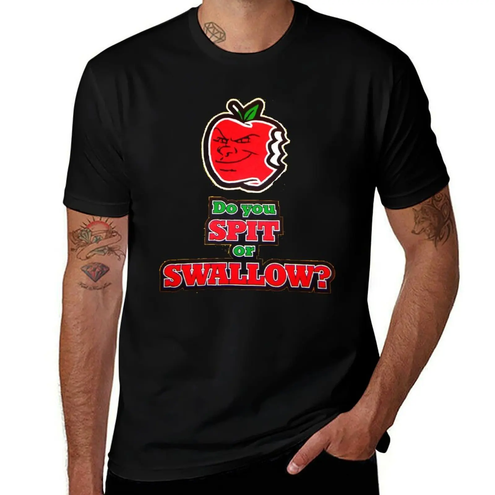 do you spit or swallow quote Trendy Vintage Shirt, Funny Vintage Youth / Adult Tee / Sweatshirt / Hoodie /Long-Sleeve Gi T-Shirt