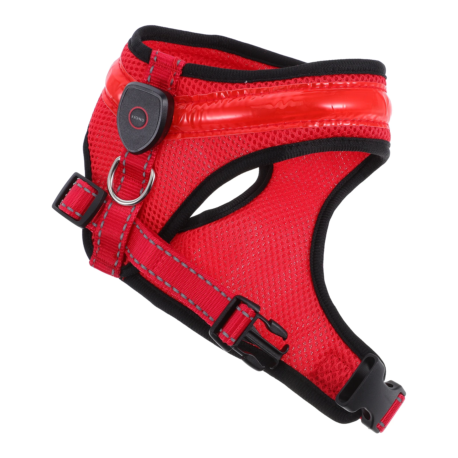 

Luminous Dog Vest LED Pet Clothes Puppy Breathable Nylon Summer Clothing USB Charging Practical Glow Wear Trendy Design