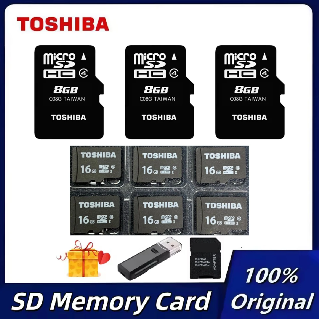 東芝純正メモリーカード 32GB 16GB 8GB 4GB 高速マイクロTF SDカード UHS-I TFカード 携帯電話用