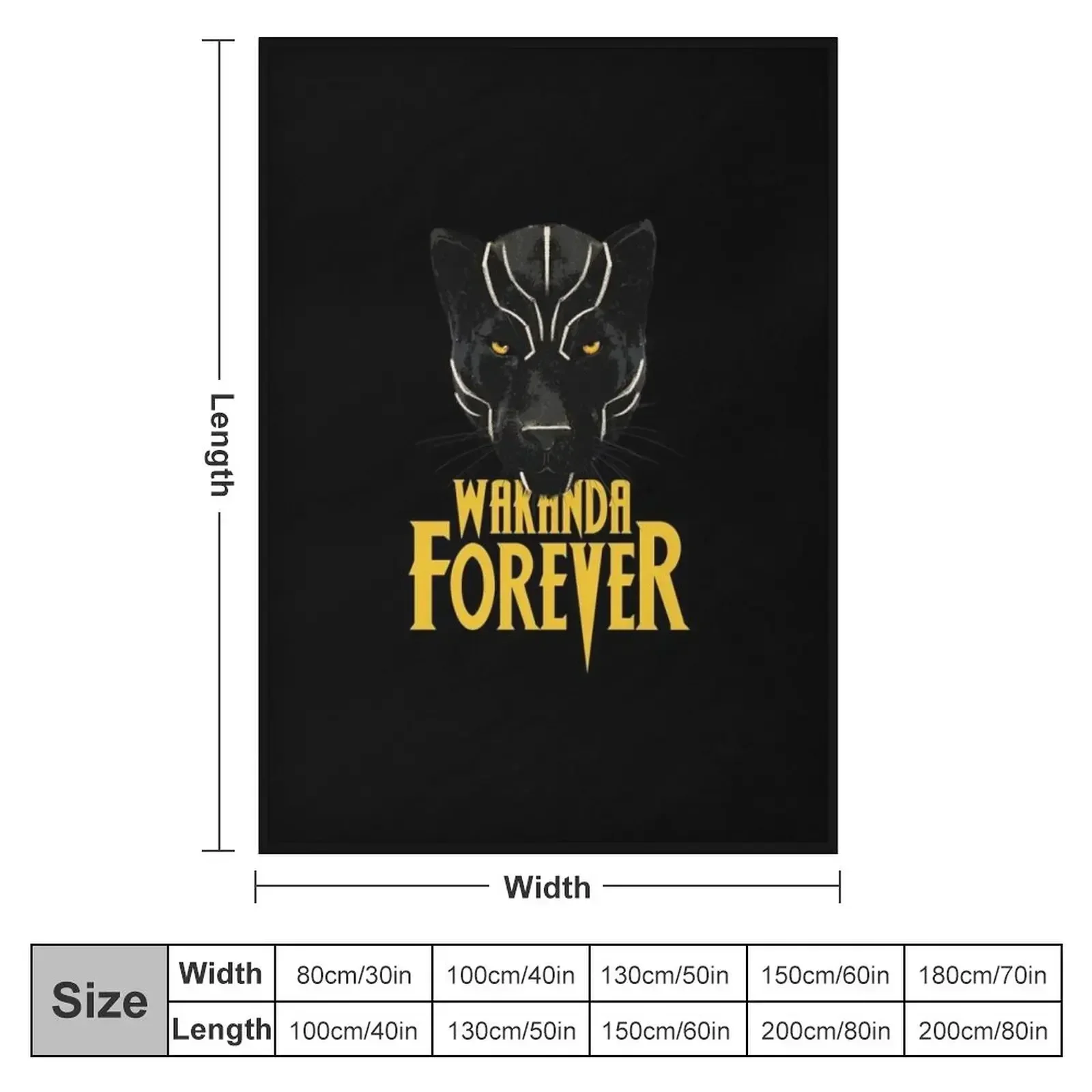 Wakanda Forever Throw Blanket Blankets For Sofas Large Blankets