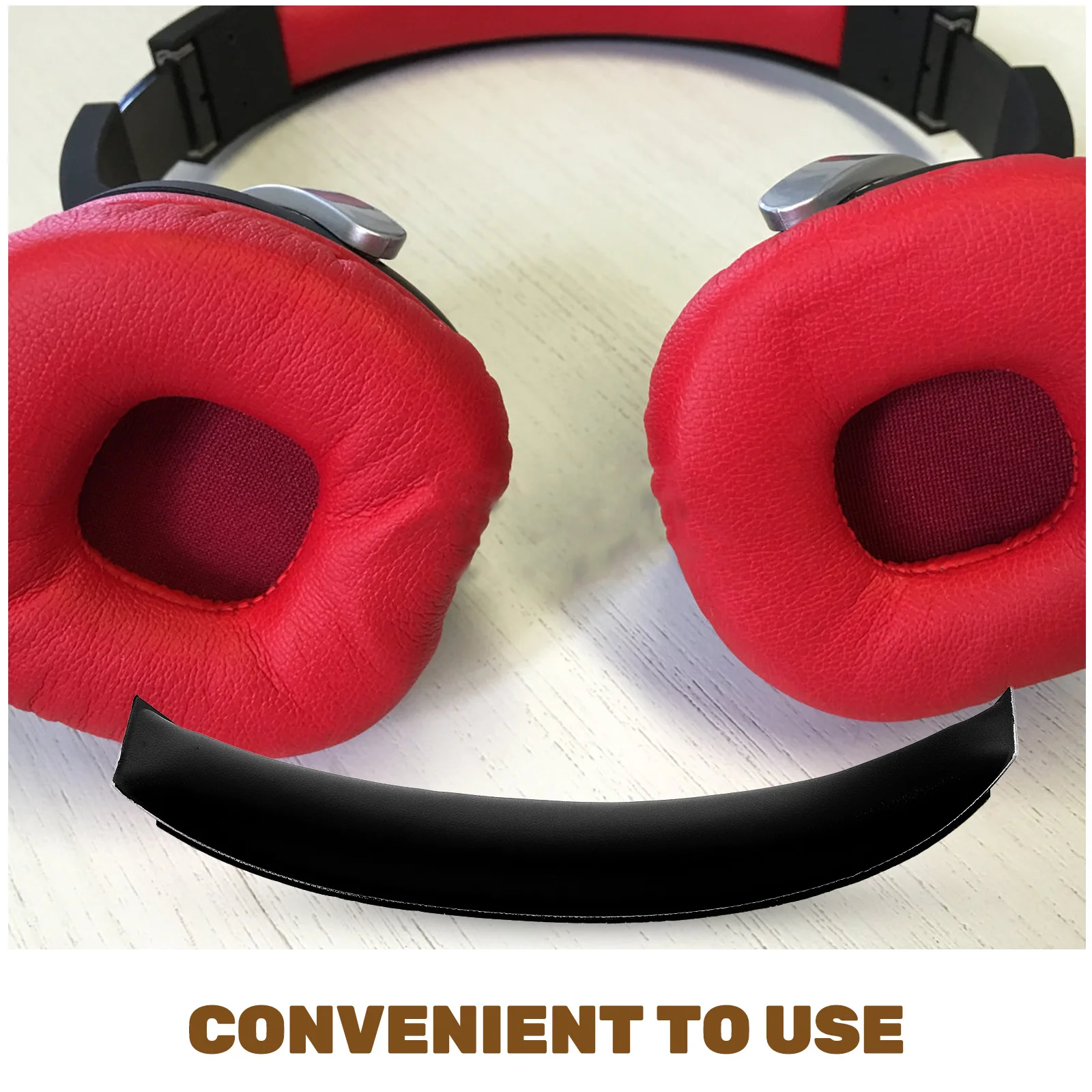 

Headphone Headband Protector PU Cover Sleeve Replacement Cushion Headset Headband Pad Sweat Proof Comfortable Headphone