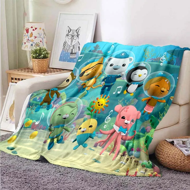 Underwater Squad Printed Children's Blanket  picnic blanket  blankets for beds  cooling blanket  mantas para sofa decorativa