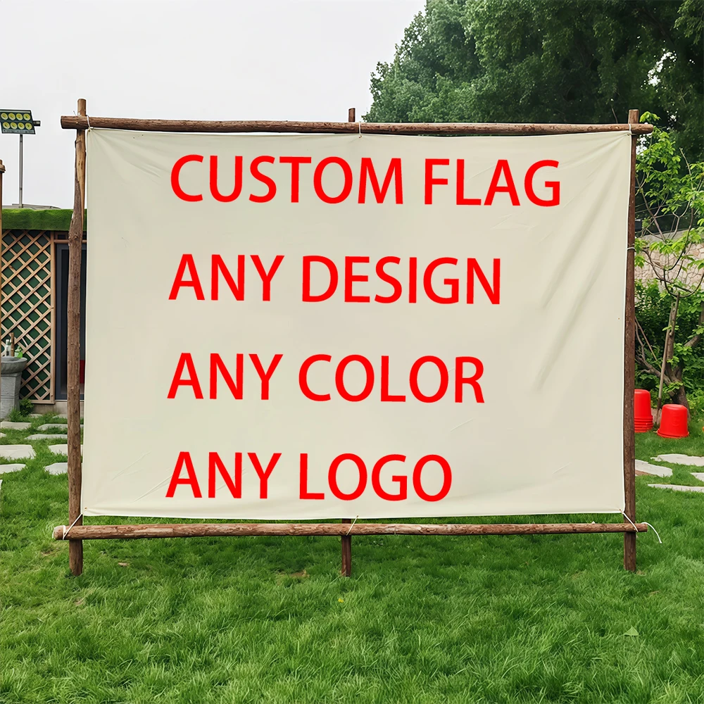 Graphic Custom Printed Flag Design Outdoor Advertising Banner Decoration Party Sport
