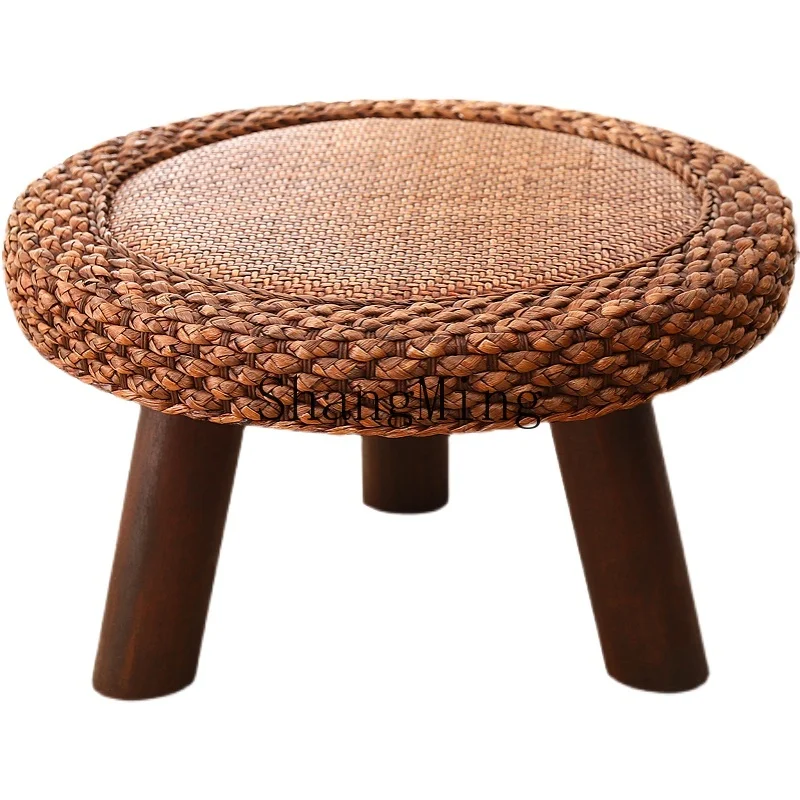 

CL rattan tatami coffee table bay window sitting small table simple tea table floor solid wood small kang