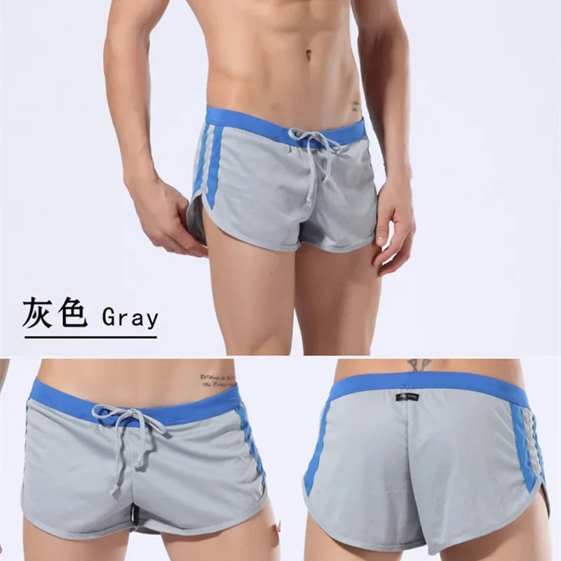 Men\'s Quick Dry Polyester Men Underwear Leisure Breathable and Moisture-Wicking Casual Sport Shorts