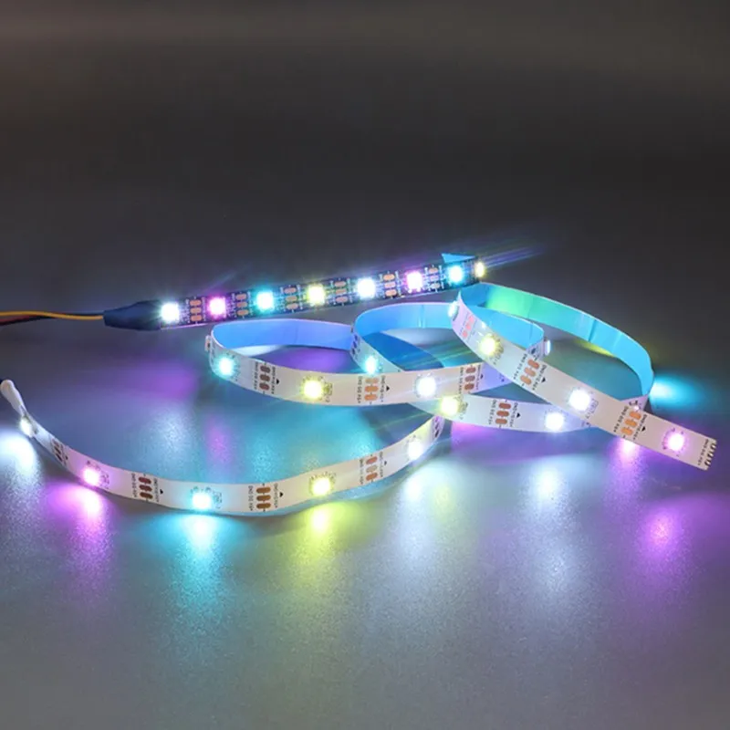 【ELATED】WS2812 5V LED Strip Lights 5050 Beads Full Color para Arduino/ESP32 Controle Programado