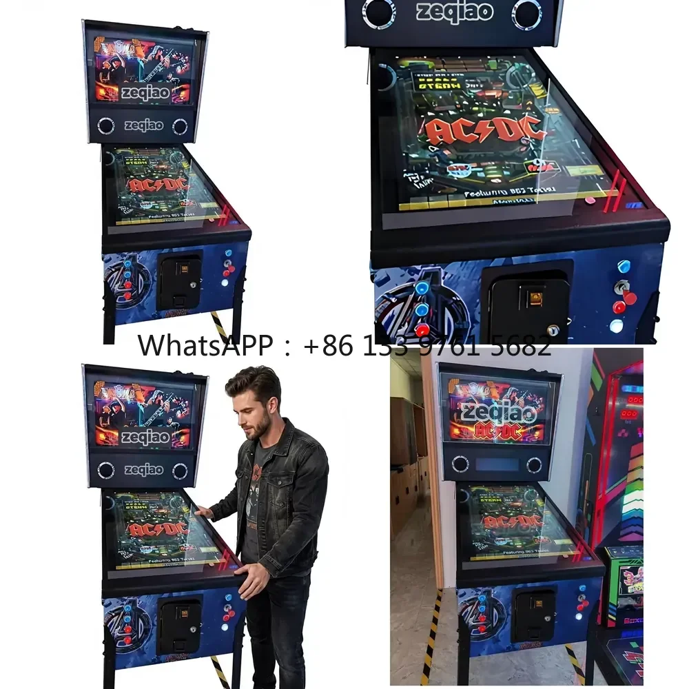 WSQ Retro Electric Pinball Machine For Home Use Arcade Game Machine